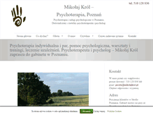 Tablet Screenshot of mikolajkrol.pl